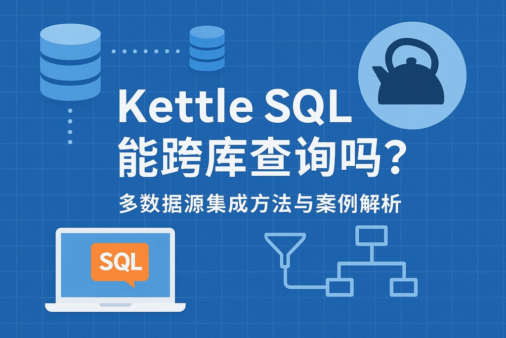 Kettle SQL能跨库查询吗？多数据源集成方法与案例解析